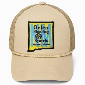 Tan Rope Embroidered Patch Trucker Hat